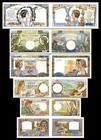 20, 50, 100 ,500, 1000, 5000 Francs - Ausgabe 1939 - 1945 - Reproduktion - 09