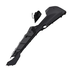 Rear Diffuser Bumper Glossy Black For 17-23 BMW G30 5 Series W/ M Sport - Picture 1 of 12