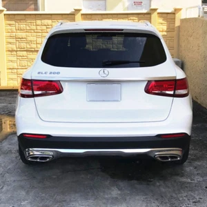 Dual Exit AMG-Style Sport Exhaust Tips Fit Mercedes GLC-Class X253 C253 16-19 - Picture 1 of 12