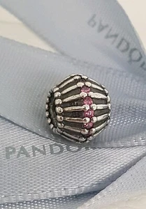 Authentic Pandora Show Stopper Art Deco Charm with Pink CZs 790545CZS Retired - Bild 1 von 2