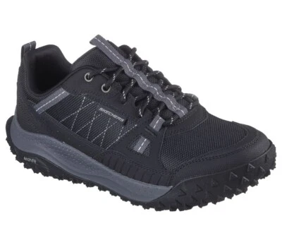 Skechers Hombres Zapatos Negro Arco Ajuste Deporte Aire Libre Trail Comfort Flex Grip 237604 Foto 1 de 4