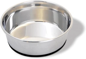 Pets Large Stainless Steel Dog Bowl, 96 OZ, Natural - Picture 1 of 3