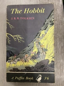 The Hobbit Puffin Books 1961 UK 1st Edition paperback J R R Tolkien Penguin - Picture 1 of 11