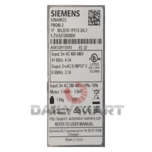 New In Box SIEMENS 6SL3210-1PE13-2AL1 Power Module - Picture 1 of 2