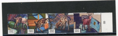 Curacao 2015 Year Ram Scott# 224-7 Mint NH Cover