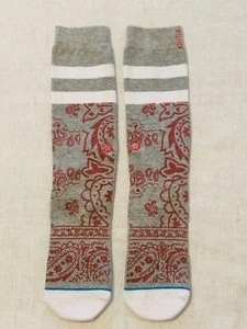 Stance Kids Socks Size L-XL Gray with Red Accents NWOT - Picture 1 of 2