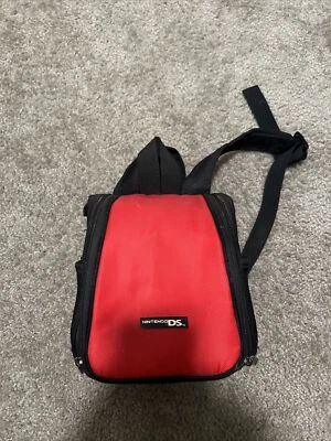 Mini Mochila Nintendo DS Estuche de Transporte Rojo Bolso con Cremallera Foto 1 de 3