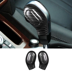 Cubierta de perilla de cambio de marchas negra carbono para Land Rover Discovery 3 LR3 4 LR4 - Imagen 1 de 18