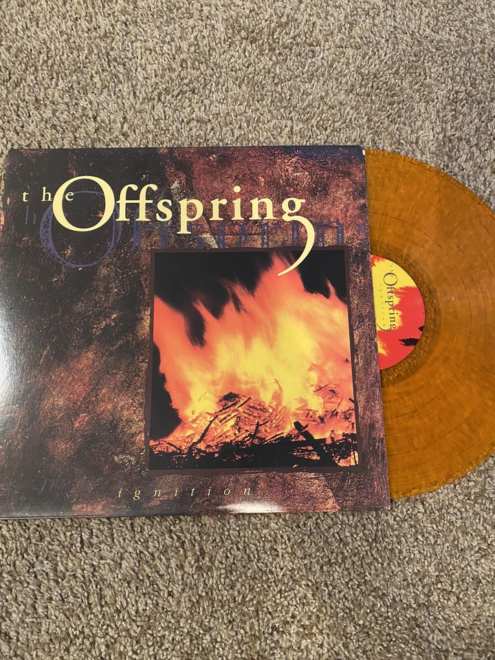 The Offspring Ignition Clear Orange Vinyl LP Epitaph Records Limited Release - Image 1 of 2