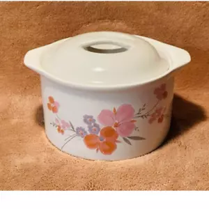Vintage Japanese Galleria Collection Stoneware Ramekin Crock w/Lid - Picture 1 of 7