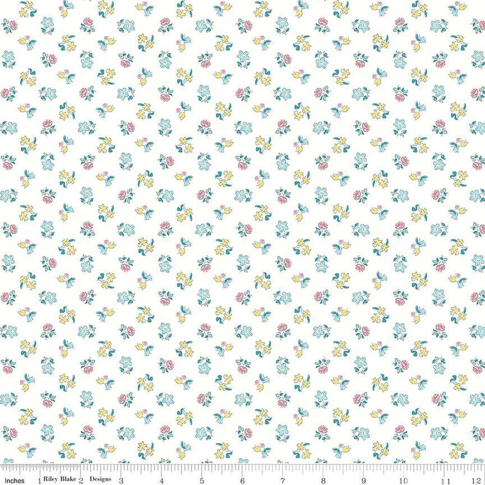 Telas Fat Quarter Liberty The Collector's Home Nature's Jewel Spring Buds C Foto 1 de 1