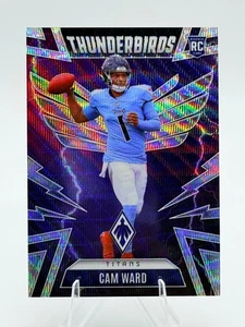 2025 Panini Phoenix Cam Ward Thunderbirds /299 Rookie RC Tennessee Tenn Titans - Bild 1 von 2