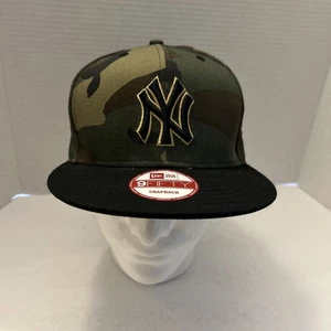 New York Yankees Baseball Cap New Era 9FIFTY Snapback Mütze Camo Camouflage - Bild 1 von 6