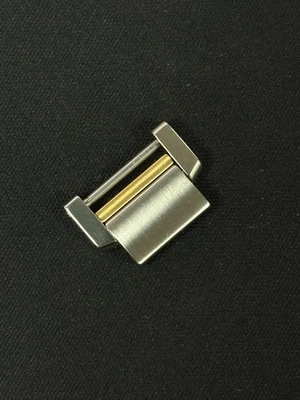 Eslabón de reloj Cartier Tank Francaise oro y acero 14,5 mm, pasador y tornillo para W51007Q4 Foto 1 de 4