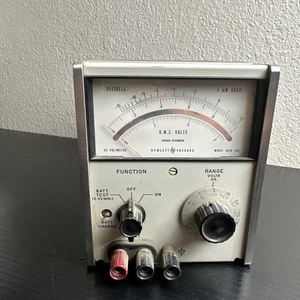Hewlett Packard Model 403B R.M.S. AC Voltmeter - Free Shipping - Picture 1 of 3