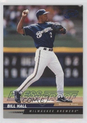 2005 Leaf Blue Press Proof /75 Bill Hall #107 - Image 1 of 2