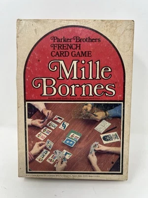 Vintage 1971 MILLE BORNES Card Game ~ Parker Bros. ~ VGC - Image 1 of 3