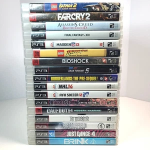 Sony PlayStation 3 PS3 Game Bundle Lot of 17 Many are CIB - Picture 1 of 11