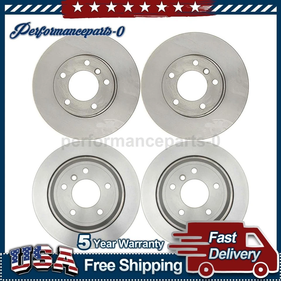 Raybestos Brakes Front Rear Disc Brake Rotor fits 2001-2003 BMW 525i - Image 1 of 4
