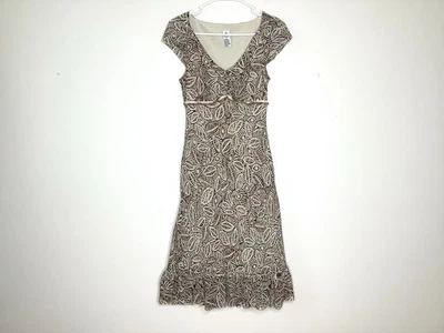 Vestido midi vintage de seda sangría Y2K talla 10 pequeño  Foto 1 de 4