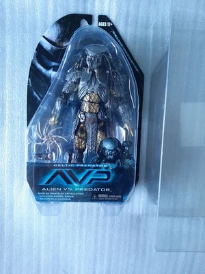 NECA AVP Alien Vs Predator Celtic Predator MOC Genuine - Image 1 of 4