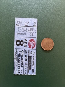 STEVE CARLTON 1984 Phillies Reds ticket stub TONY PEREZ MIKE SCHMIDT DAVE PARKER - Picture 1 of 2