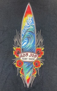 Camiseta de tabla de surf Ron Jon Black Flames talla M nueva con etiquetas - Imagen 1 de 4