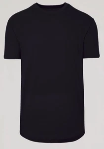 True Classic Herren T-Shirt XL schwarz klassisch super weich S/S geschwungener Saum Rundhalsausschnitt - Bild 1 von 1