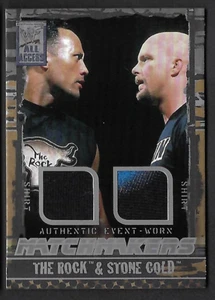 WWF ALL ACCESS Fleer 2002 MATCHMAKERS CARD #MM-RSA The Rock & Steve Austin - Picture 1 of 3