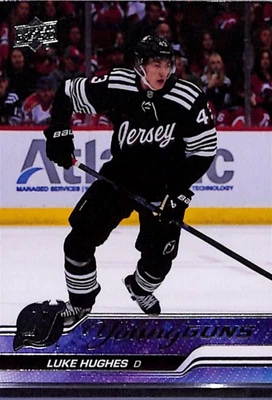 2023-24 Upper Deck Young Guns New Jersey Devils Luke Hughes #248 - Image 1 of 2