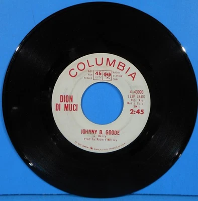 DION DI MUCI JOHNNY B. GOODE ~ CHICAGO BLUES 7" 1964 PROMO GREAT CONDITION VG+!! Foto 1 de 2