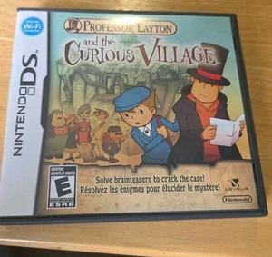 Professor Layton and The Curious Village Nintendo DS Game CIB - Foto 1 di 2