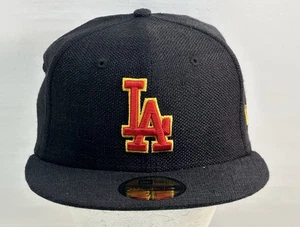 Los Angeles Dodgers New Era Mütze 59fifty nicht verstellbar Größe 7 1/4 Hanf MLB Baseballkappe - Bild 1 von 9