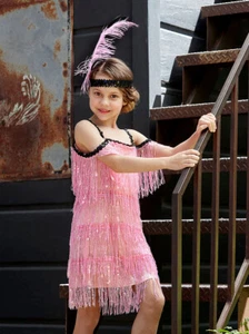 Flapper Girl Costume Chasing Fireflies - Picture 1 of 3