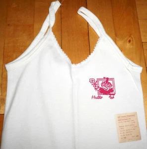 DDR Hemd Shirt Mädchen Unterwäsche Gr. 152 UNBENUTZT vintage 1989 Ostalgie /P14 - Bild 1 von 4