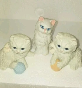 Vintage Kittens Yarn Balls Two 1410 Homeco Made Is Sri Lanka One Made In China - Picture 1 of 8