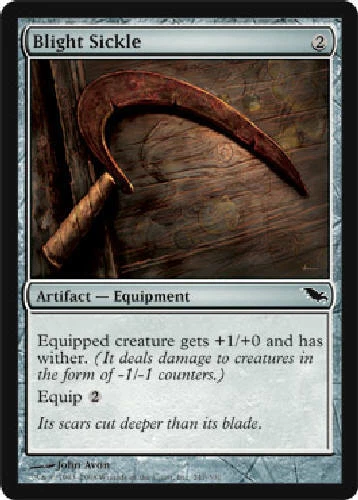 BLIGHT SICKLE X4 4 4X Shadowmoor MTG Magic the Gathering Cards DJMagic - Image 1 of 1