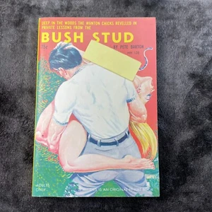 Vintage Pulp Sleaze Paperback GGA Bush Stud Pete Barton 1964 Hi Hat RARE HTF - Picture 1 of 6