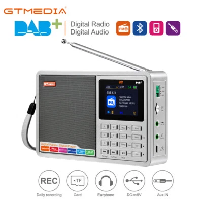DAB/DAB+ FM RDS Digitalradio AUX Bluetooth Lautsprecher Audio Musik Radiowecker - Bild 1 von 4