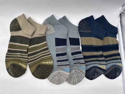 NEW NO TAG ONE PAIR BRAND NEW MENS MERRELL LOW CUT SOCKS  M/L SHOE SIZES 7-12 - Image 1 of 4