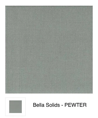 Bella Solids “PEWTER” - Half yard - Image 1 of 2
