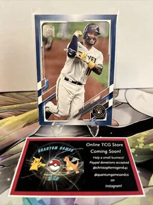 Omar Narvaez 2021 Topps Royal Blue #282 Milwaukee Brewers - Picture 1 of 2