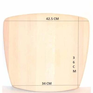 Ricambio per seduta in legno Massello grezzo da verniciare sedia venezia - Imagen 1 de 4