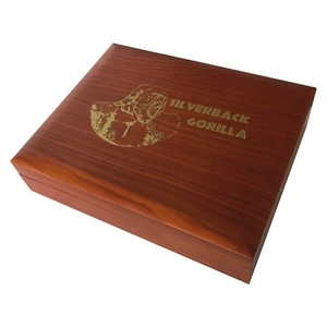 Caja De Monedas Para Gorila De Espalda Plateada / Congo 1 Oz Plata - Imagen 1 de 3