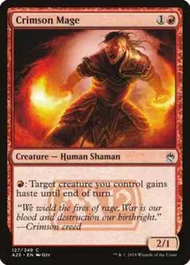 CRIMSON MAGE X 4 N/M- MASTERS 25 MAGIC THE GATHERING - Picture 1 of 1