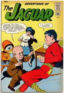 De colección EL JAGUAR #12 (1963) PUBLICACIÓN OCCIDENTAL The Mind-Monster ¡BIEN! - Imagen 1 de 2