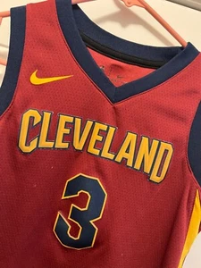Boys Youth Nike Cleveland Cavaliers # 3 Isaiah Thomas Jersey S - Picture 1 of 4