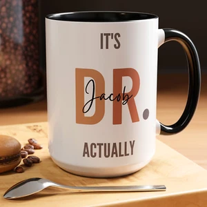 Personalized Doctor Mug Medical School Graduation Gift Custom Physician 15oz Cup - Picture 1 of 31