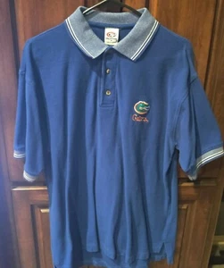 Vintage Florida Gators True Fan Game Day Polo Shirt Embroided Logo Sz M - Picture 1 of 3