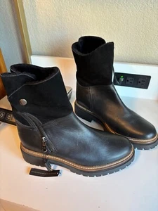 Stivali donna Fabianelli pelle marrone 10 Made in Italy foderati in shearling zip laterale - Foto 1 di 7